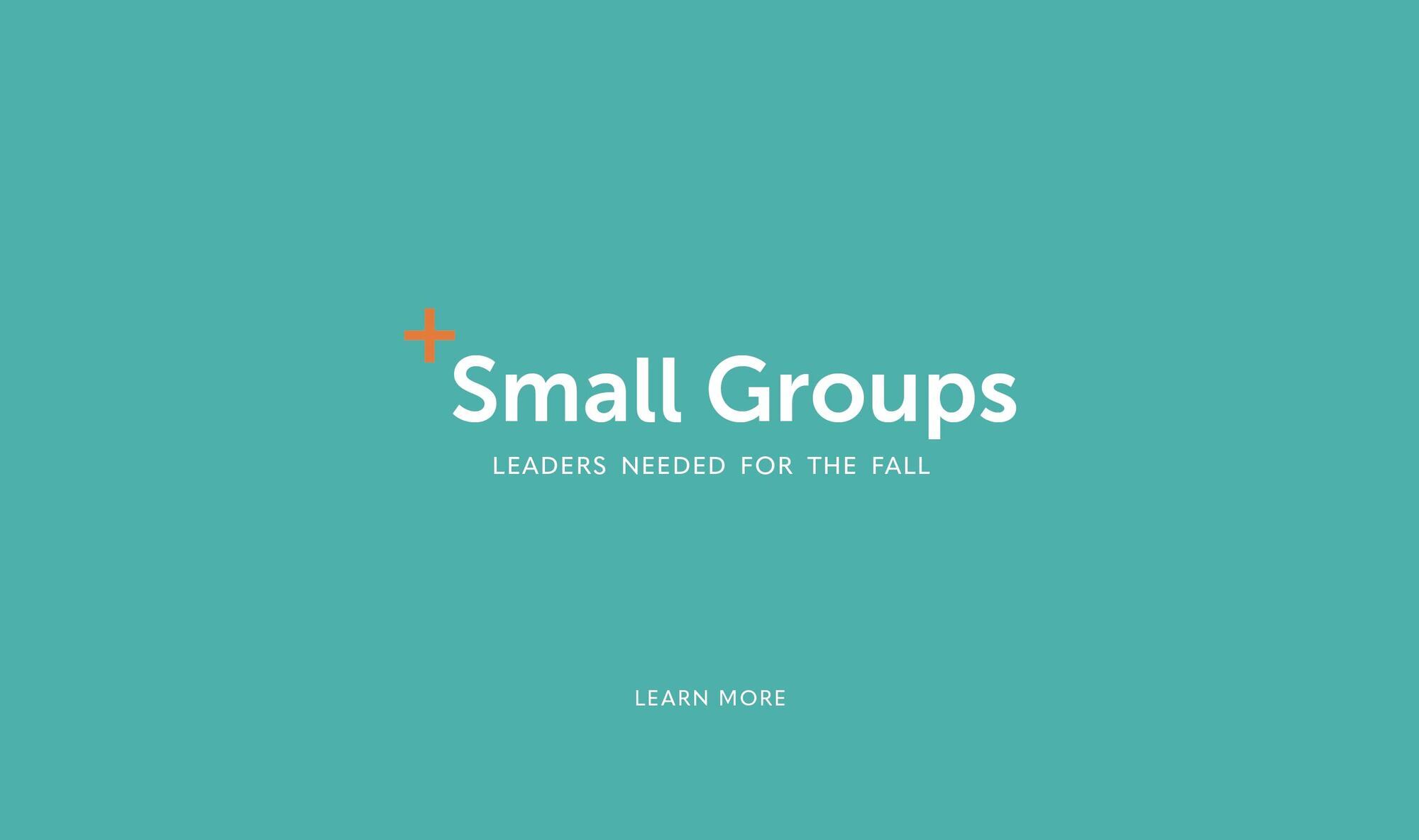 Small Group Leaders