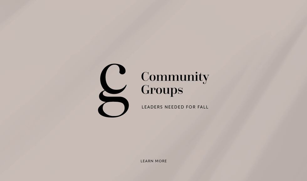 Community Groups Leaders Training