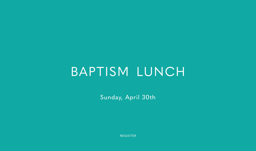 Baptism April