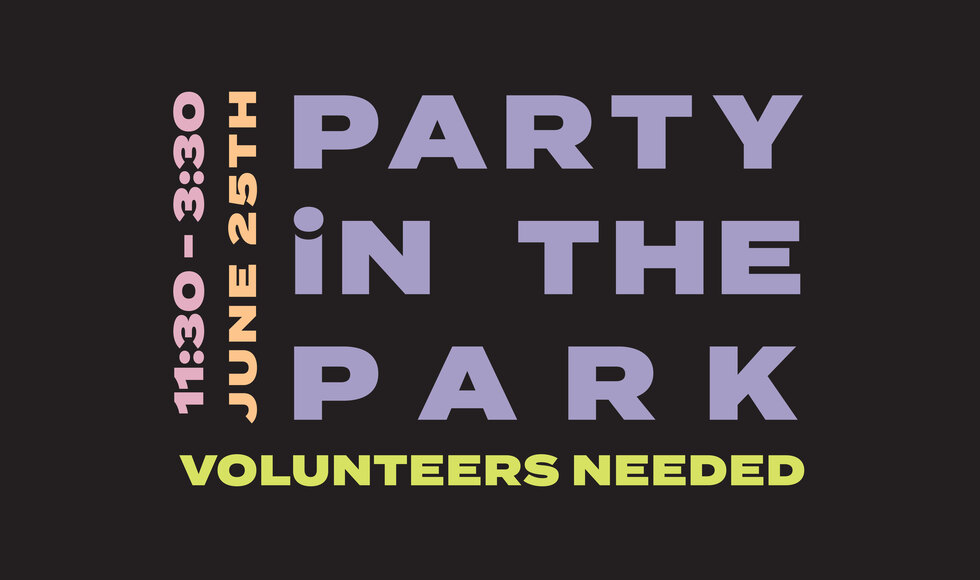 Volunteer Call Party in the Park